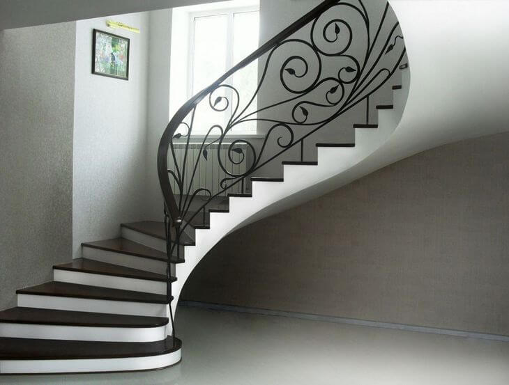 дизайн винтовой лестницы